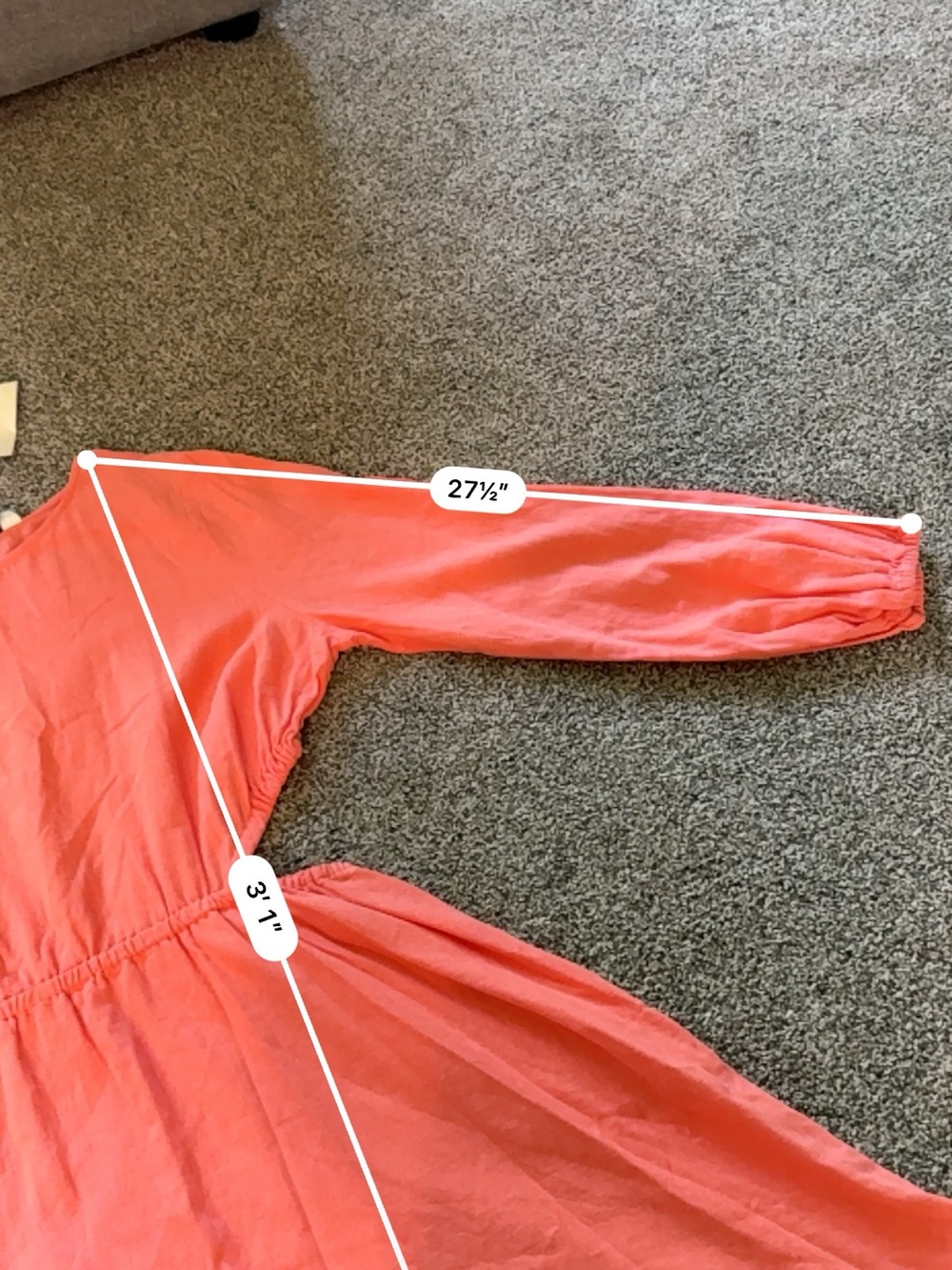 Universal Thread Coral Cutout Dress XL - Picture 8 of 10